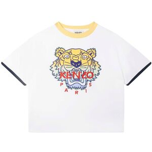 T-Shirt - Hvid M. Tiger - Kenzo - 14 År (164) - T-Shirt