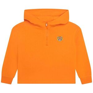 Hættetrøje M. Lynlås - Orange M. Logo - Kenzo - 14 År (164) - Hættetrøje