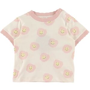 Stella Mccartney Kids T-Shirt - Hvid/rosa M. Blomster - Stella Mccartney Kids - 18 Mdr - T-Shirt