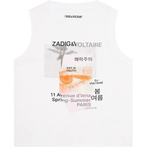 Zadig & Voltaire Tanktop - Hvid M. Fotoprint - Zadig & Voltaire - 12 År (152) - Tanktop