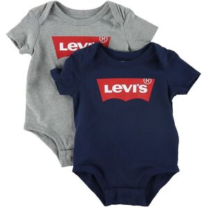 Levis Kids Body K/æ - 2-Pak - Grey Heather - Levis - 0-6 Mdr - Body K/æ