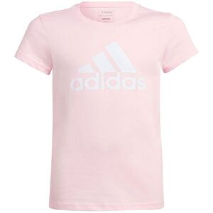 Adidas Performance T-Shirt - G Bl T - Pink/hvid - Adidas Performance - 14 År (164) - T-Shirt