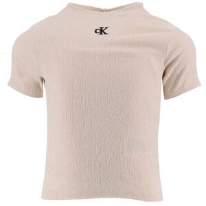 Klein Top - Light Crinkle Top - Whitecap Gray - Calvin Klein - 14 År (164) - T-Shirt