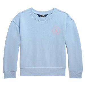 Polo Ralph Lauren Sweatshirt - Longwood - Lyseblå M. Rosa - Polo Ralph Lauren - 8-10 År (128-140) - Sweatshirt