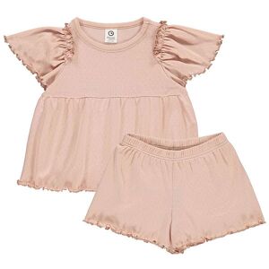 Müsli Nattøj - T-Shirt/shorts - Pretty - Spa Rose - Müsli - 7 År (122) - Nattøj 2-Delt