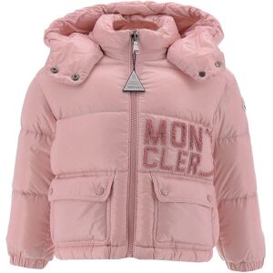 Moncler Dunjakke - Abbaye - Rosa M. Tekst - Moncler - 10 År (140) - Dunjakke