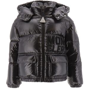 Moncler Dunjakke - Abbaye - Sort M. Tekst - Moncler - 12 År (152) - Dunjakke