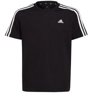 Adidas Performance T-Shirt - U 3s Tee - Sort/hvid - Adidas Performance - 8 År (128) - T-Shirt
