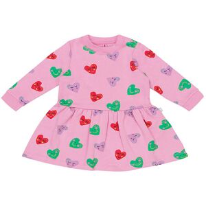 Stella Mccartney Kids Sweatkjole - Rosa M. Hjerter - Stella Mccartney Kids - 18 Mdr - Kjole