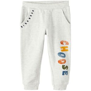 Name It Sweatpants - Nmmlyn - Light Grey Melange - Name It - 1 År (80) - Sweatpants