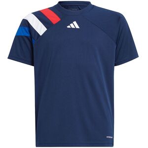 Adidas Performance T-Shirt - Fortore 23 - Blå M. Rød/hvid - Adidas Performance - 8 År (128) - T-Shirt