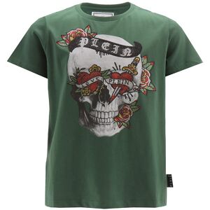 Philipp Plein T-Shirt - Grøn M. Print/similisten - Philipp Plein - 12 År (152) - T-Shirt