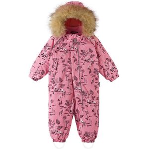 Reima Flyverdragt - Lappi - Sunset Pink M. Print - Reima - 3 År (98) - Flyverdragt