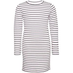 Vero Moda Girl Kjole - Rib - Vmvio - Pink Lavender/snow White - Vero Moda Girl - 14 År (164) - Kjole