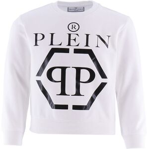 Philipp Plein Sweatshirt - Hvid M. Sort - Philipp Plein - 10 År (140) - Sweatshirt