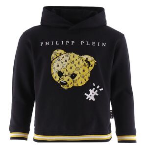 Philipp Plein Hættetrøje - Sort/gul M. Bamse - Philipp Plein - 10 År (140) - Hættetrøje