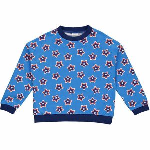 Freds World Sweatshirt - Star - Happy Blue - Freds World - 7 År (122) - Sweatshirt