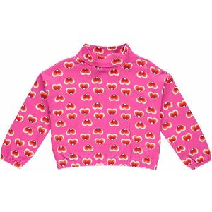 Freds World Sweatshirt - Heart - Fuchsia - Freds World - 7 År (122) - Sweatshirt