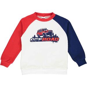 Freds World Sweatshirt - Offroad - Hvid - Freds World - 8 År (128) - Sweatshirt