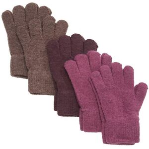 Celavi Handsker - Uld/nylon - 5-Pak - Mellow Mauve/sea Turtle/fu - Celavi - 1-2 År (80-92) - Handsker