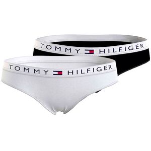 Tommy Hilfiger Trusser - 2-Pak - Hvid/sort - Tommy Hilfiger - 6-7 År (116-122) - Trusser