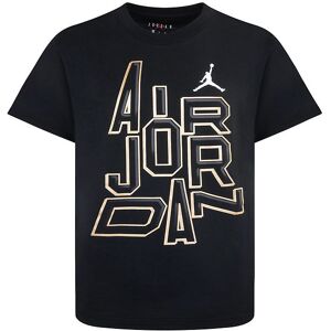 Jordan T-Shirt - Sort M. Koksgrå/guld - Jordan - 2-3 År (92-98) - T-Shirt