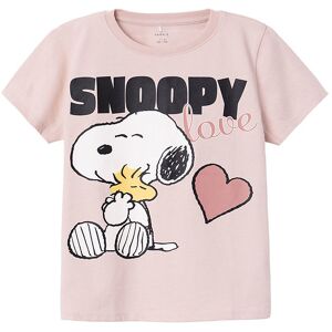 Name It T-Shirt - Noos - Snoopy - Nkfnanni - Sepia Rose M. Print - Name It - 6 År (116) - T-Shirt