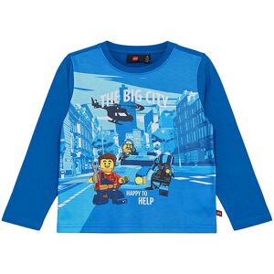 City Bluse - Lwtano - Blå M. Print - Lego® Wear - 7 År (122) - Bluse