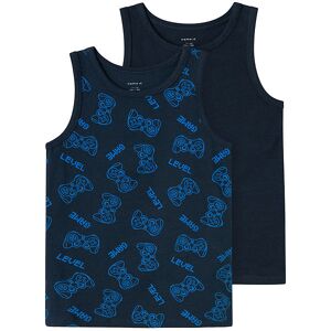 Name It Undertrøje - Noos - Nkmtank Top Gamer - 2-Pak - Dark Sap - Name It - 11-12 År (146-152) - Undertrøje