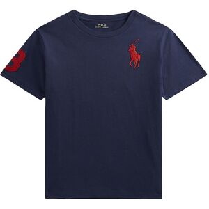 Polo Ralph Lauren T-Shirt - Refined Navy M. Rød - Polo Ralph Lauren - 14-16 År (164-176) - T-Shirt