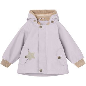 Mini A Ture Sommerjakke - Wally Fleece - Purple Raindrops - Mini A Ture - 4 År (104) - Sommerjakke