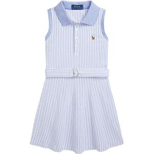 Polo Ralph Lauren Kjole - Oxford - Blå/hvidstribet - Polo Ralph Lauren - 8-10 År (128-140) - Kjole