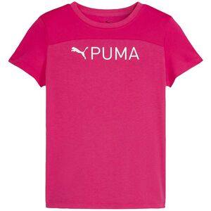 Puma T-Shirt - Fit Tee - G - Garnet Rose - Puma - 8 År (128) - T-Shirt