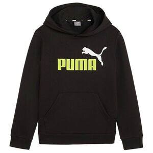 Puma Hættetrøje - Ess + Big Logo Hoodie - Black - Puma - 8 År (128) - Hættetrøje