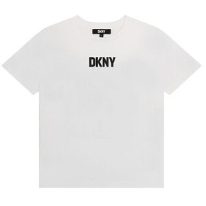 Dkny T-Shirt - Hvid M. Fotoprint - Dkny - 14 År (164) - T-Shirt