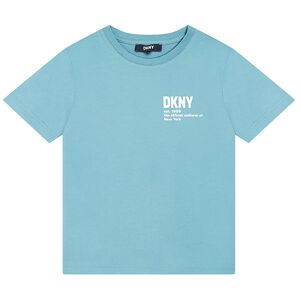Dkny T-Shirt - Lyseblå M. Hvid - Dkny - 14 År (164) - T-Shirt