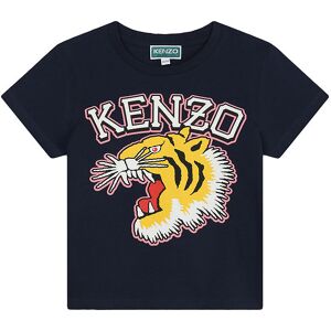 T-Shirt - Navy M. Tiger - Kenzo - 6 År (116) - T-Shirt