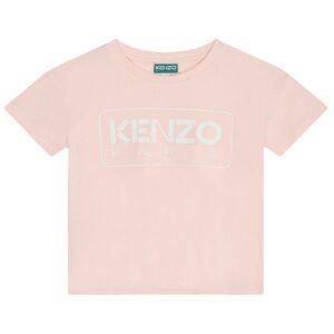 T-Shirt - Veiled Pink M. Hvid - Kenzo - 6 År (116) - T-Shirt