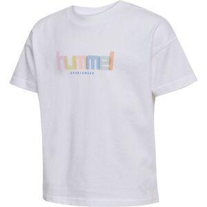 Hummel T-Shirt - Hmlagnes - Bright White - Hummel - 14 År (164) - T-Shirt