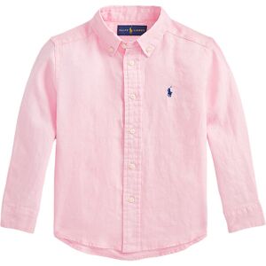 Polo Ralph Lauren Skjorte - Hør - Pink - Polo Ralph Lauren - 3 År (98) - Skjorte