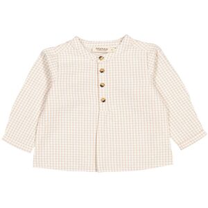 Marmar Skjorte - Totoro - Grey Sand Gingham - Marmar - 3 År (98) - Skjorte