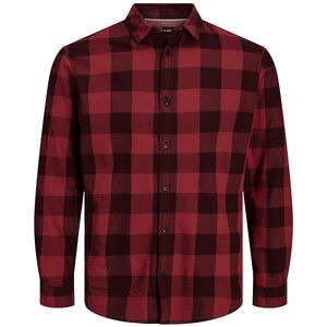 Jack & Jones Skjorte - Noos - Jjegningham - Brick Red/checks - Jack & Jones - 14 År (164) - Skjorte