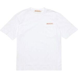 Marni T-Shirt - Hvid M. Lomme - Marni - 12 År (152) - T-Shirt