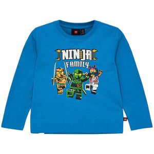 Ninjago Bluse - Lwtano - Middle Blue - Lego® Wear - 7 År (122) - Bluse