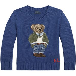 Polo Ralph Lauren Bluse - Strik - Beach Royal M. Bamse - Polo Ralph Lauren - 8 År (128) - Bluse