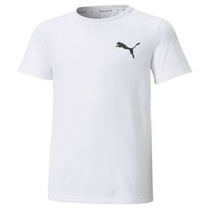 Puma T-Shirt - Active Small Logo - Hvid - Puma - 6 År (116) - T-Shirt