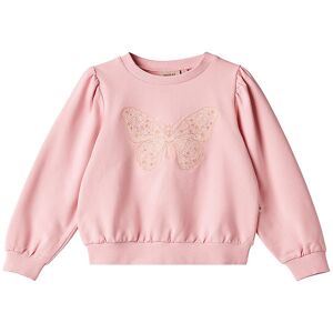 Wheat Sweatshirt - Embroidery Vega - Sugar Rose - Wheat - 5 År (110) - Sweatshirt