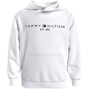 Tommy Hilfiger Hættetrøje - Essential - Hvid - Tommy Hilfiger - 6 År (116) - Hættetrøje