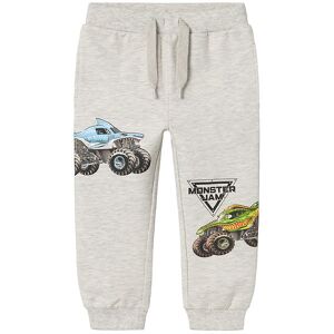 Name It Sweatpants - Nmmfaustin Monster Jam - Light Grey Melange - Name It - 1½ År (86) - Sweatpants