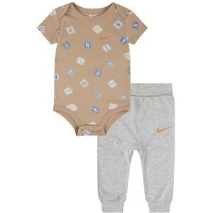 Nike Sæt - Bukser/body K/æ - Grey Heather - Nike - 12 Mdr - Body K/æ